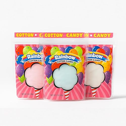 Cotton Candy, 1 oz bags - Rainbow Themed (12 count)