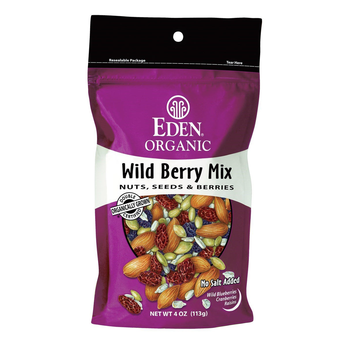 Eden Organic Wild Berry Mix, 4-Ounce Package (Pack of 5)