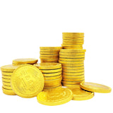 Fruidles Original Crypto Chocolate Coins, Made with Premium Belgian Chocolate, Gluten-Free, Non-GMO, Kosher Certified Dairy (1000-Pack)