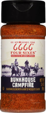 6666 Four Sixes Bunkhouse Campfire Seasoning, 3.4 Ounce