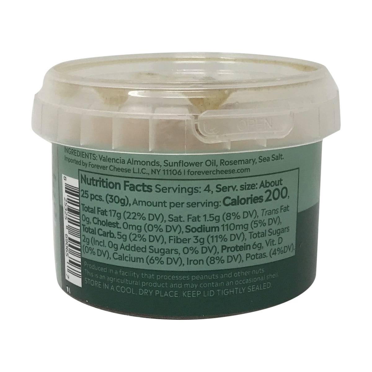 Mitica Valencia Almonds with Rosemary Prepacked, 4 OZ