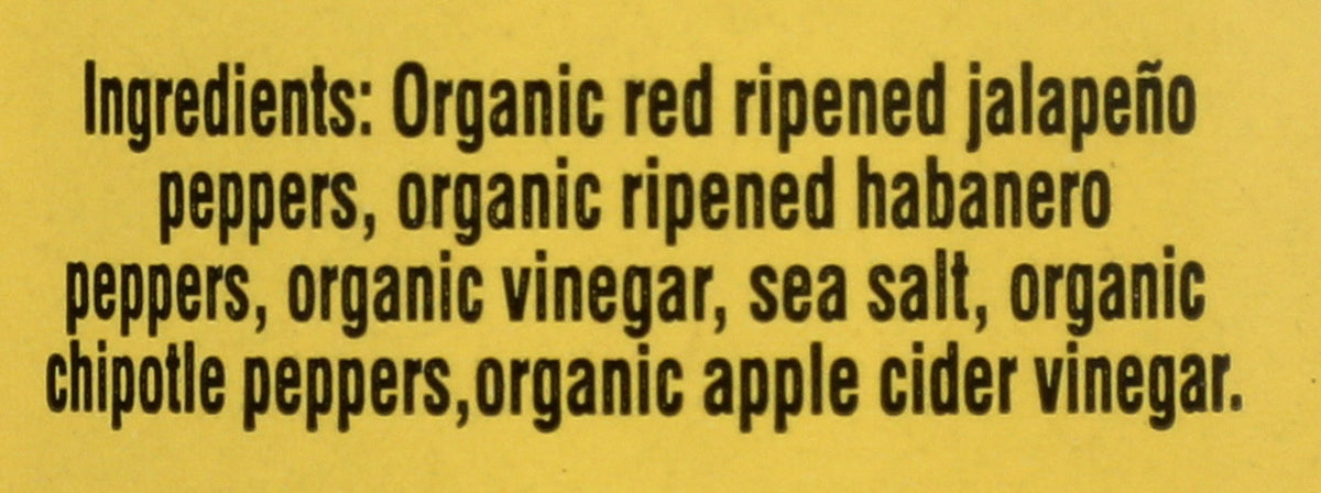 ORGANIC HARVEST Organic Chipotle Pepper Sauce, 5 FZ