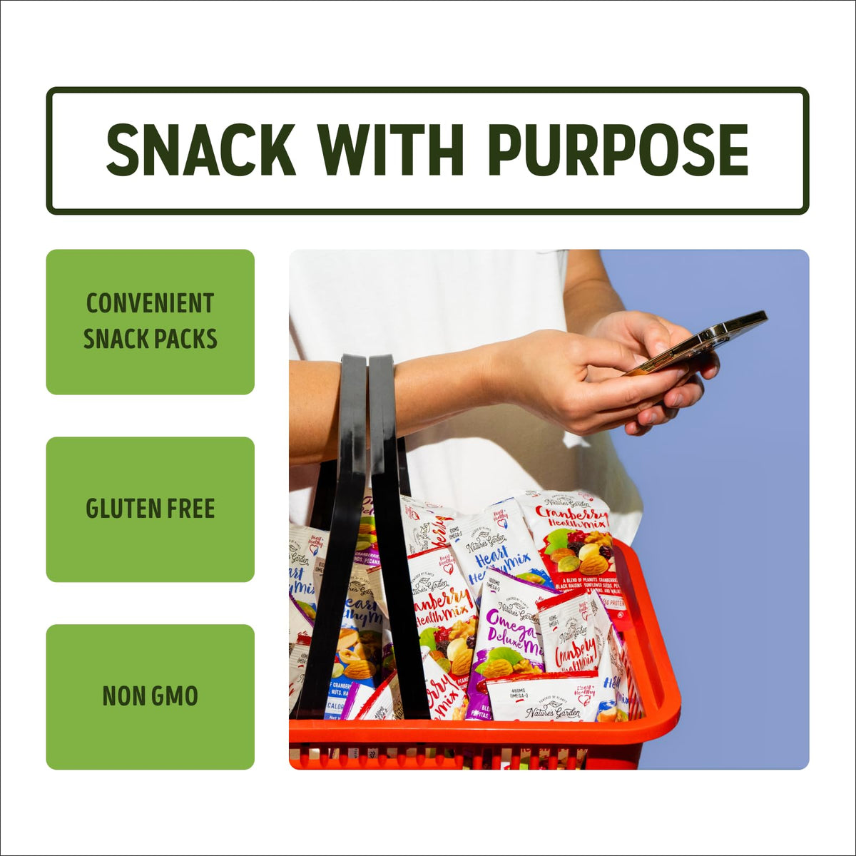 Nature's Garden High Energy Mix, Deluxe Mixed Nuts, Energy Boost, High Energy Trail Mix, Cranberries, Raisins, Almonds, Walnuts, Cholesterol Free