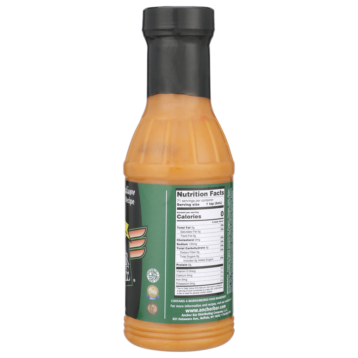 Anchor Bar Original Buffalo Wing Sauce, Medium Recipe - Authentic Buffalo Flavor, Award-Winning Original Wing Sauce, 12 oz [Pack of 3]