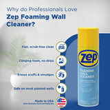 Zep Heavy-Duty Oven and Grill Cleaner 19 oz (1 Unit) and Foaming Wall Cleaner 18 oz (1 Unit) ECBD001 - Professional Grade Foaming Spray Cleaners