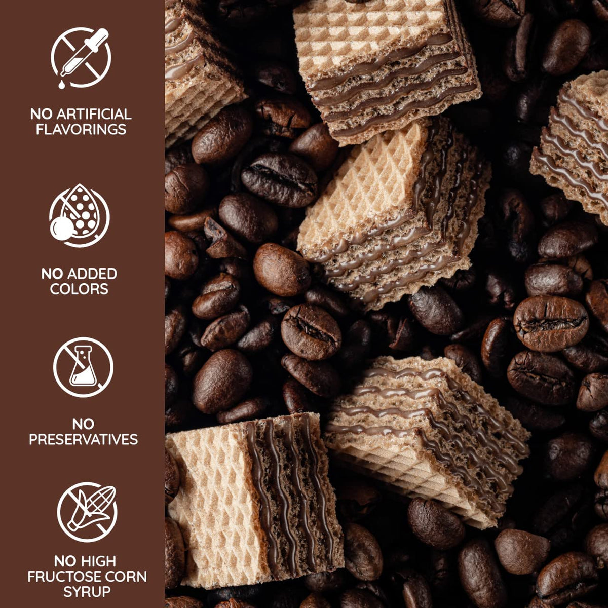 Loacker Wafer Quadratini espresso, 7.76 Ounce