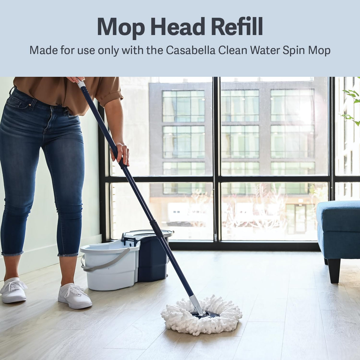 Casabella Clean Water Spin Mop Refill