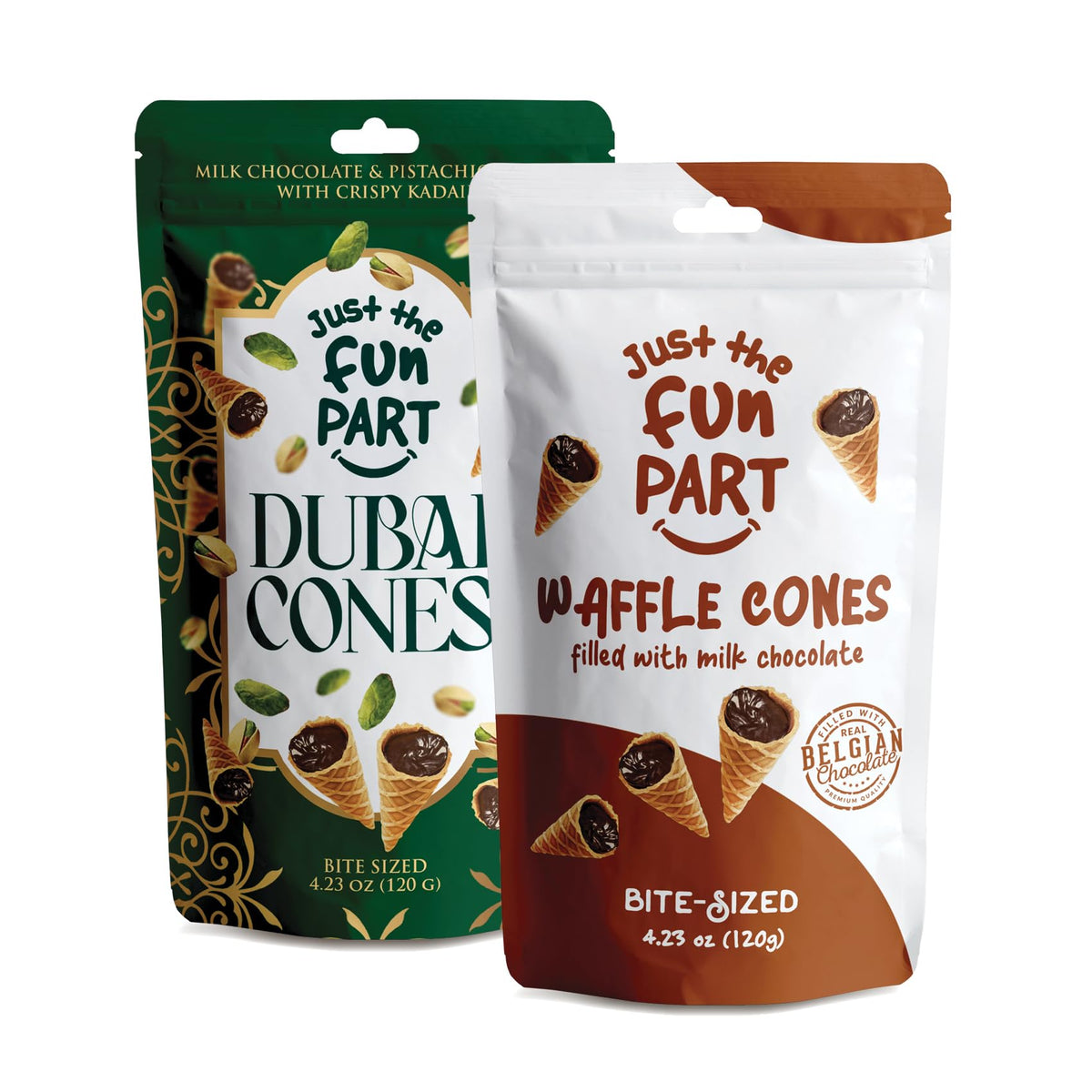 Just The Fun Part Bundle, Milk Chocolate + Dubai-Style Pistachio