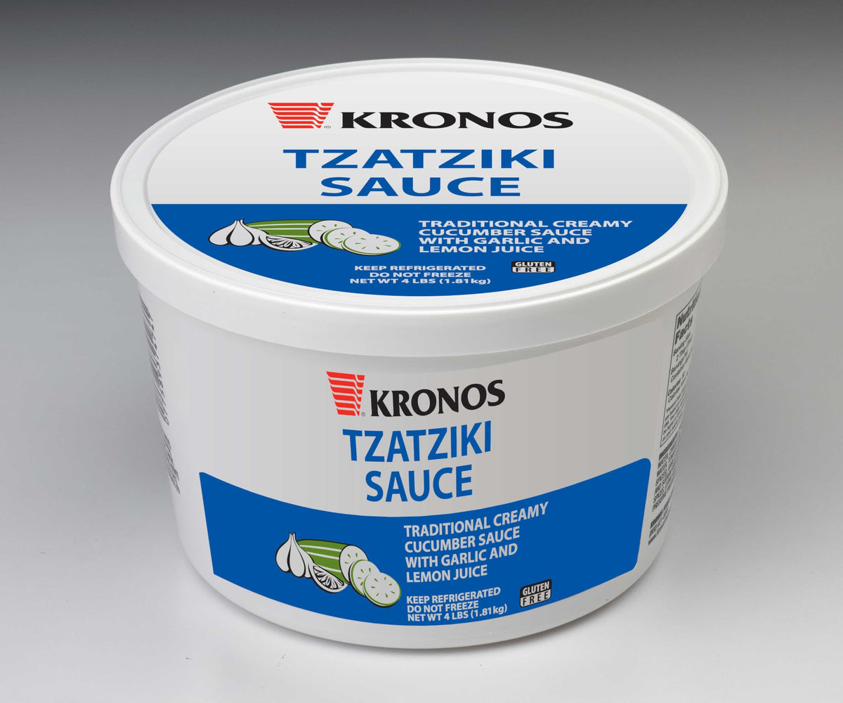 Krono Tzatziki Sauce, 0.5 Gallon -- 4 per case.