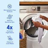 BLUELAND Laundry Detergent Tablets, 36 Count, Spring Bloom Scent, Plastic-Free Eco-Friendly Pods, Sheets, Liquid Alternative - Safe for Sensitive