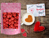 5 Pounds Fruidles Valentine's Milk Chocolate Hearts, Party Bag Fillers, Red Individually Wrapped Foils, Kosher Certified