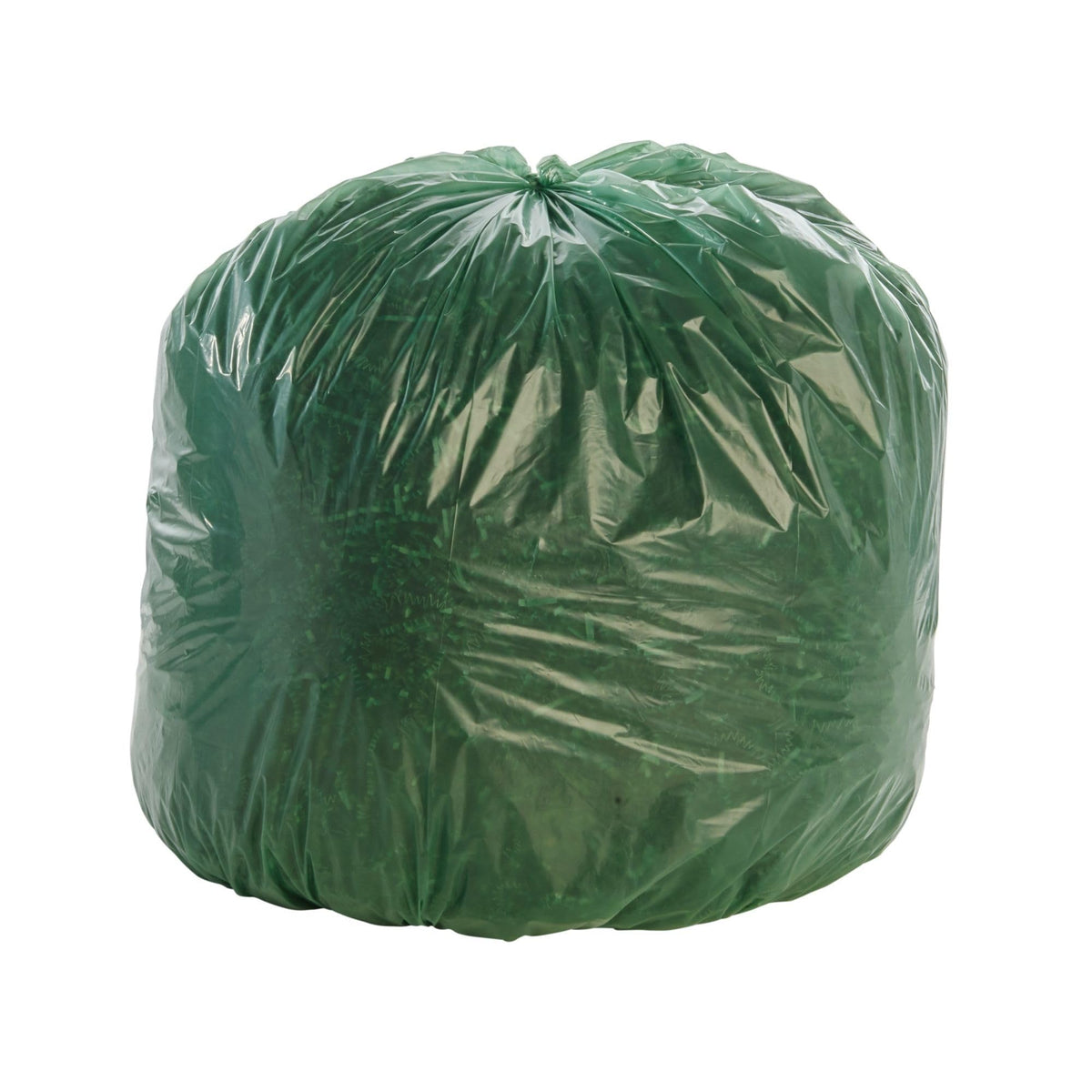 Stout by Envision 33 Gallon 33" x 40" Controlled Life-Cycle Plastic Trash Bags, 40 Bags Per Case, Green, Made in America (G3340E11)