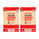 Joseph's Bakery Lavash Bread, Flax Oat Bran & Whole Wheat, Reduced Carb, Fresh Baked (8 Count Flax)