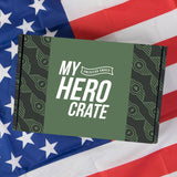 Military Birthday Candy Snack Box (40 Full Size Variety Gift Basket Care Package) Gummy Snacks, Swedish Fish, Chocolate & More - My Hero Crate