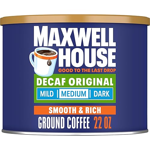 Maxwell House Decaf Original Medium Roast Ground Coffee (22 oz Canister)