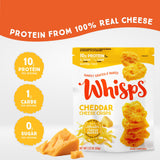 Whisps Cheese Crisps Variety Pack | Protein Chips | Healthy Snacks | Protein Snacks, Gluten Free, High Protein, Low Carb Keto Food | Parmesan, Asiago