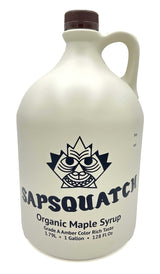 Sapsquatch Organic Maple Syrup - Gallon - Grade-A Amber Rich