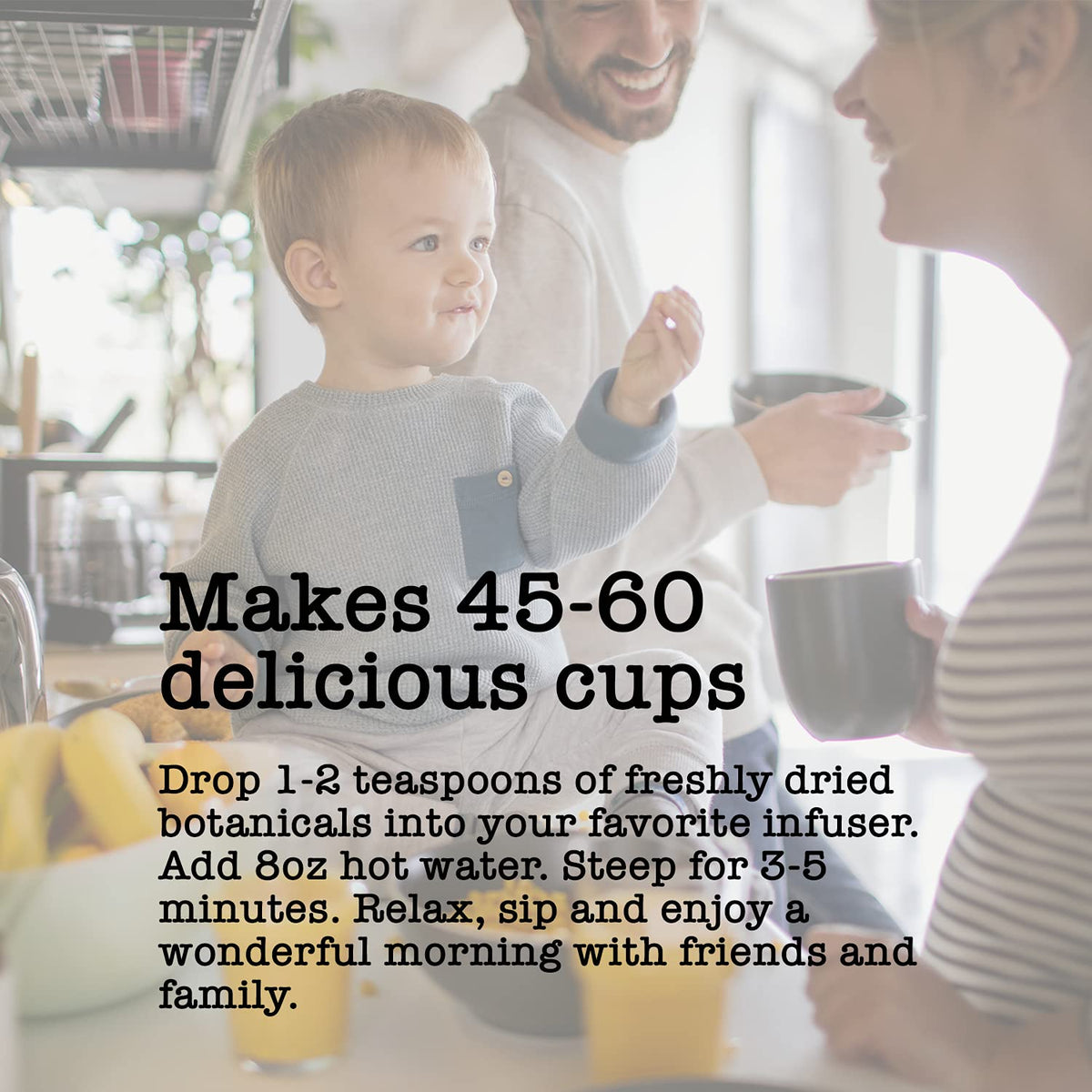 Lemon Lavender Chamomile, 45-60 Servings, Eco-Conscious Zip Pouch, Caffeine Free, Pure Loose Leaf Tea Grown in America, 5 Ounce (Medium)