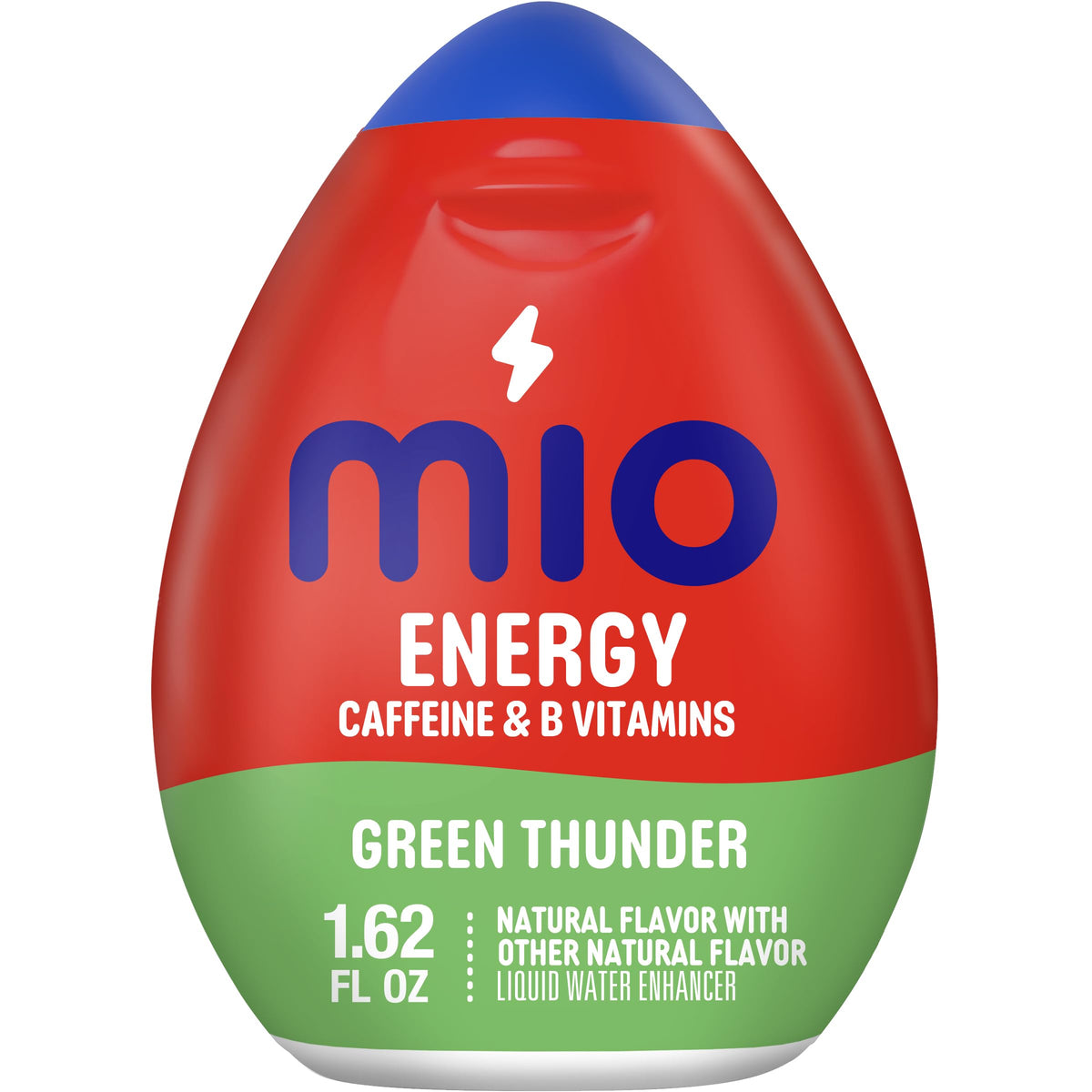 Mio Water Enhancement Variety Pack Includes Green Thunder, Black Cherry, Orange Tangerine, Fruit Punch and Mango Peach 1.62 Fl Oz each (Pack of 5)