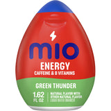 Mio Water Enhancement Variety Pack Includes Green Thunder, Black Cherry, Orange Tangerine, Fruit Punch and Mango Peach 1.62 Fl Oz each (Pack of 5)
