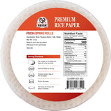 52USA Rice Paper Wrappers, 1 Pack, Spring Roll & Dumplings-34 Sheets