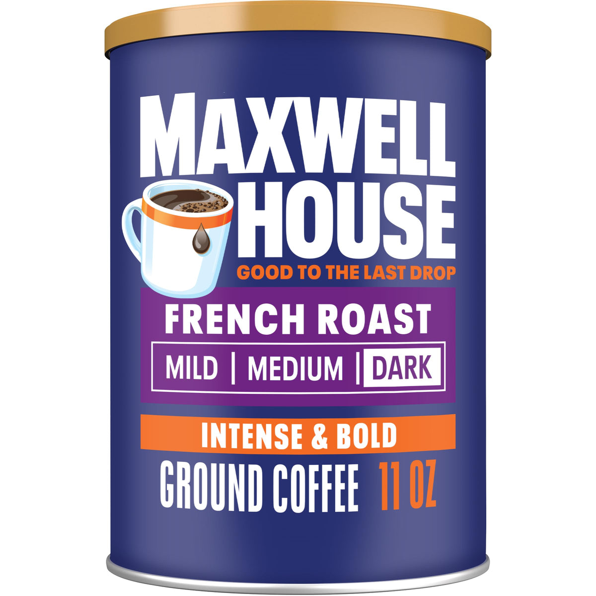 Maxwell House French Roast Ground Coffee (11oz Jars, Pack of 3)