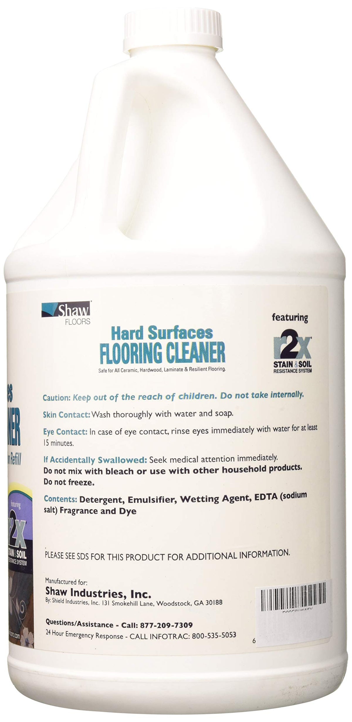 Shaw Floors R2X Hard Surfaces Flooring Cleaner Ready to Use No Need to Rinse Refill 1 Gallon