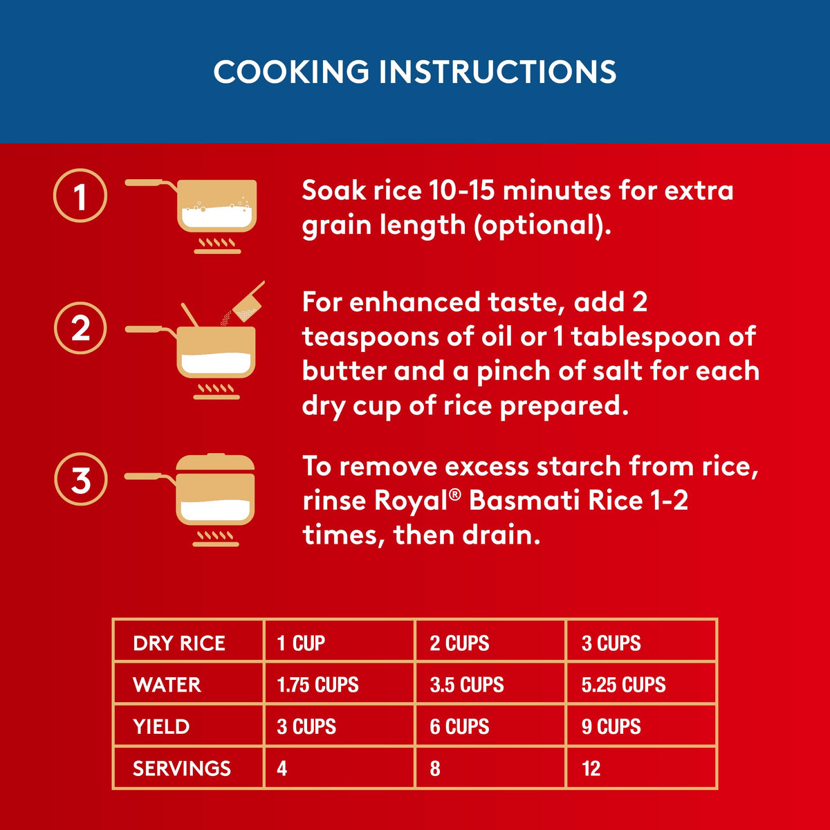 Royal Organic Basmati Rice - Long Grain White Rice - 2 lb Bag - Perfect for Biryanis, Pilafs & Curries - Cook on Stove Top