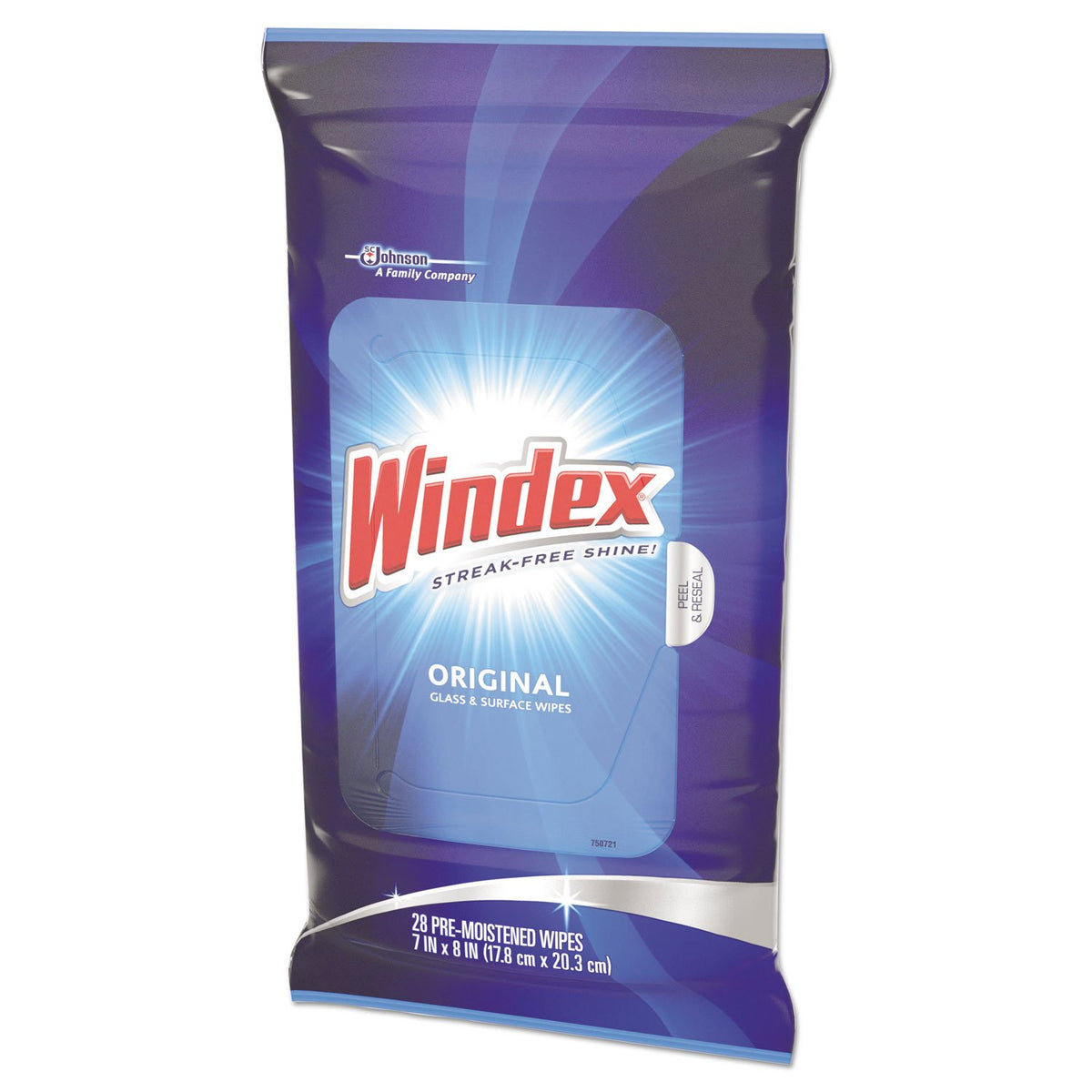 Windex Original Glass and Surface Wipes, 28 Count