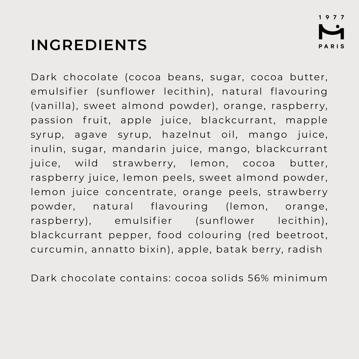La Maison Du Chocolat Fruit Naturally Gift Box