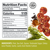 Coro Uncured Finocchiona Artisan Salami Sticks - 5oz (Pack of 3)