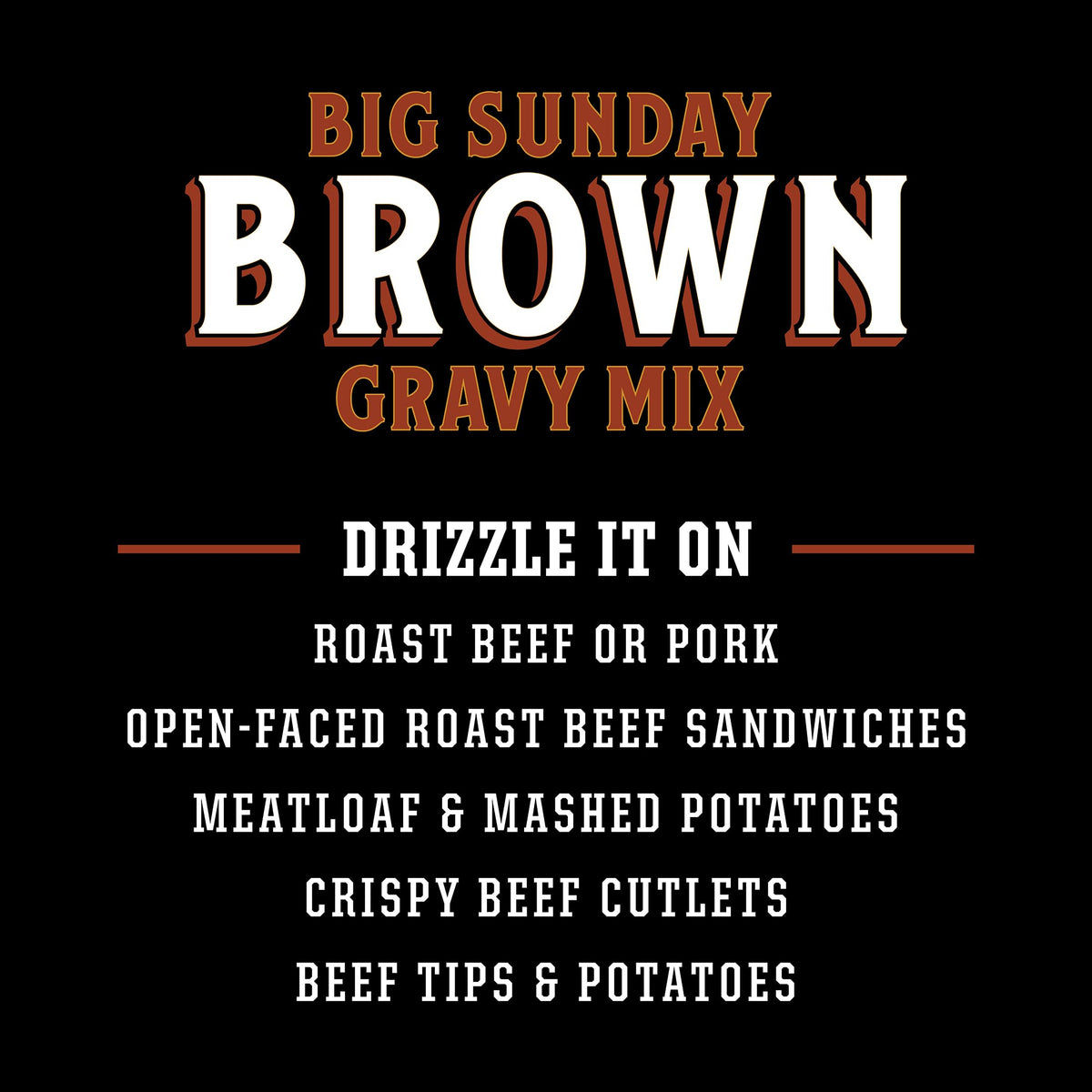 Fire & Smoke Society Big Gobbler Brown Gravy Mix | Brown Gravy Packets | 1. oz (12-Pack) Beef Gravy, Turkey Gravy