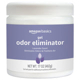 Amazon Basics Gel Odor Eliminator, Activated Charcoal, Lavender Scent, 17 Oz, 1-Pack