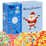 Freeze Dried Candy Variety Mix, Crunchy Worms, Peach Rings, Rainbow Chews, Watermelon Bites & Mini Puffs, Sweet & Sour Crunch Snack, Unique Gift