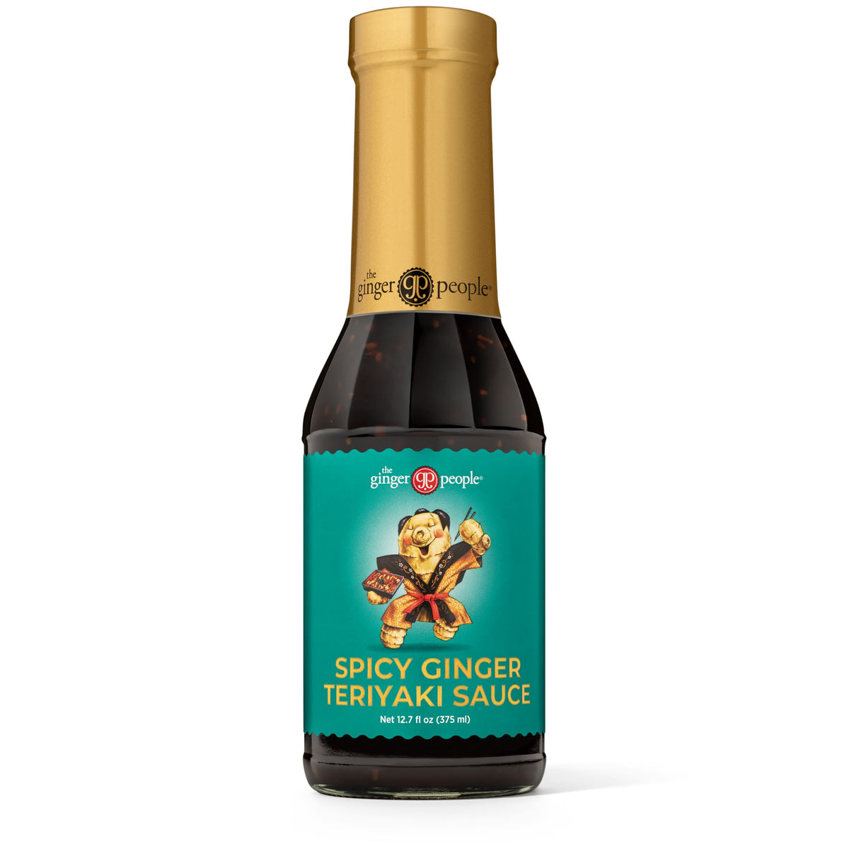 The Ginger People Spicy Ginger Teriyaki Sauce, 12.7oz (Pack of 12)