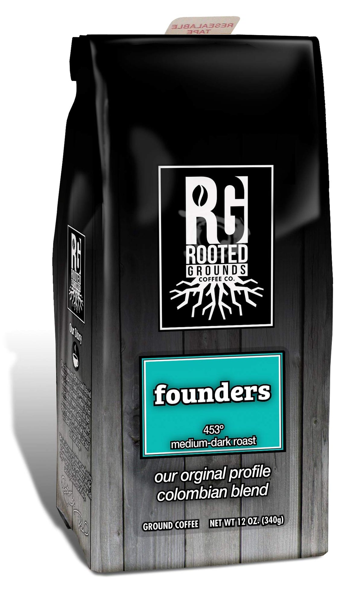 Rooted Grounds Small Batch Coffee - 100% Arabica Craft Coffee (Founders)
