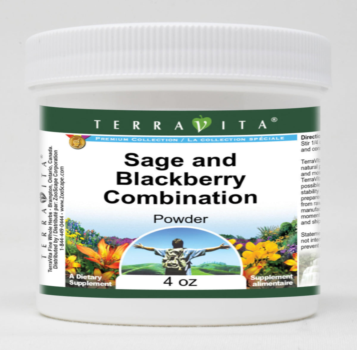 Sage and BlackBerry Combination Powder (4 oz, ZIN: 516420) - 3 Pack