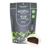 IntegriTEA Ceylon Black Cold Brew Black Tea Bags - 6-Bag Unsweetened Iced Tea Pack for 6 Gallons of Tea - Cold or Hot Brew Organic Iced Black Tea Bags