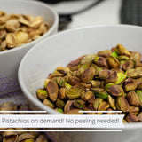Premium California Raw Shelled Pistachios Kernels by Its Delish, 2 lbs - Pistachio Nuts No Shell Unsalted - Kosher Snack & Salad Topping