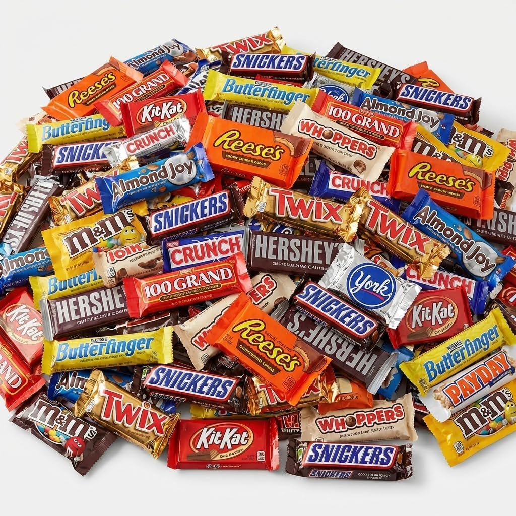 Candyman Chocolate Candy Variety Pack, 3 lb Bulk, Individually Wrapped