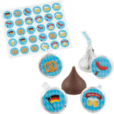 Festive Assorted Oktoberfest Paper Hershey’s Kisses Stickers - 0.75" (Pack of 60) - Perfect for Oktoberfest Celebrations