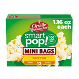 Orville Redenbacher’s Microwave Popcorn, SmartPop! Butter Flavor, 4g Fiber Per Serving, 1.6 oz., 12-Count