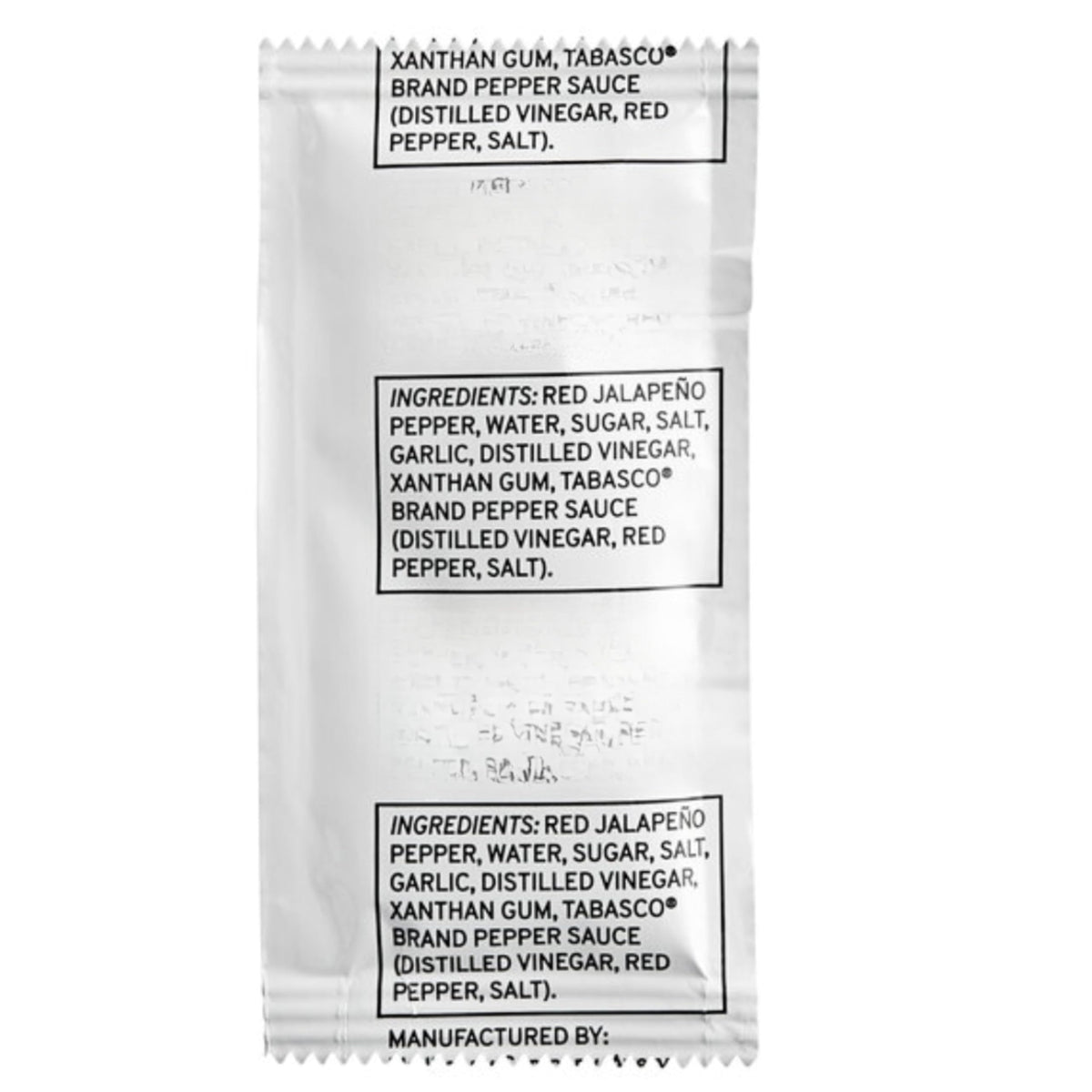 Hot Sauce Packets Variety Pack - 30 Count (10 Original 3g, 10 Green Jalapeño 3g, 10 Sriracha 6g) - Individual Portion Control Condiment Packets