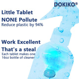 DOKIKO 100 PCS Glass Cleaner Refill,Glass Clean Tablets, Window Clean Refill Tablets, 100 Concentrated Dissolvable,1 Pack Makes 100 * 16 fl oz Spray