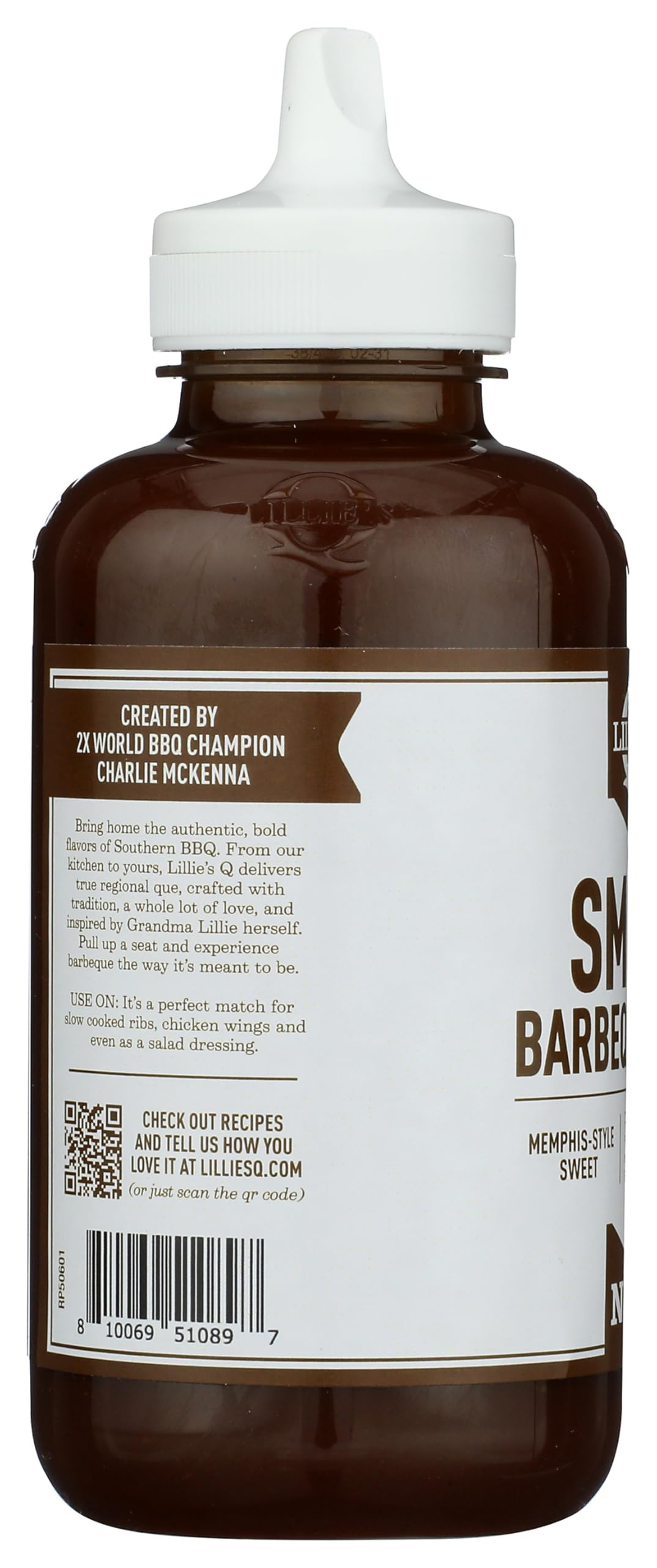 Lillie's Q, Smoky BBQ Sauce, 15 Ounce