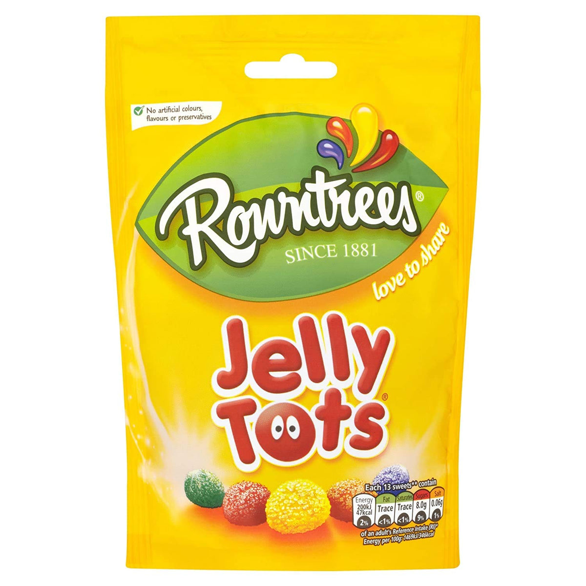 Rowntree Jelly Tots Pouch 150g (Pack of 3)