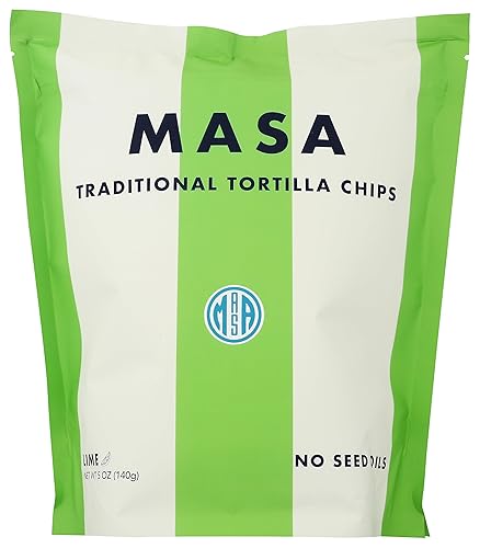 MASA Lime Tortilla Chips, 5 OZ