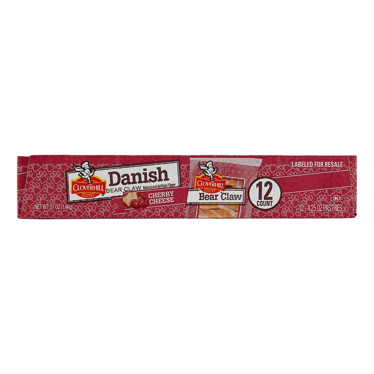 Cloverhill Cherry and Cheese Danish - 12 ct.