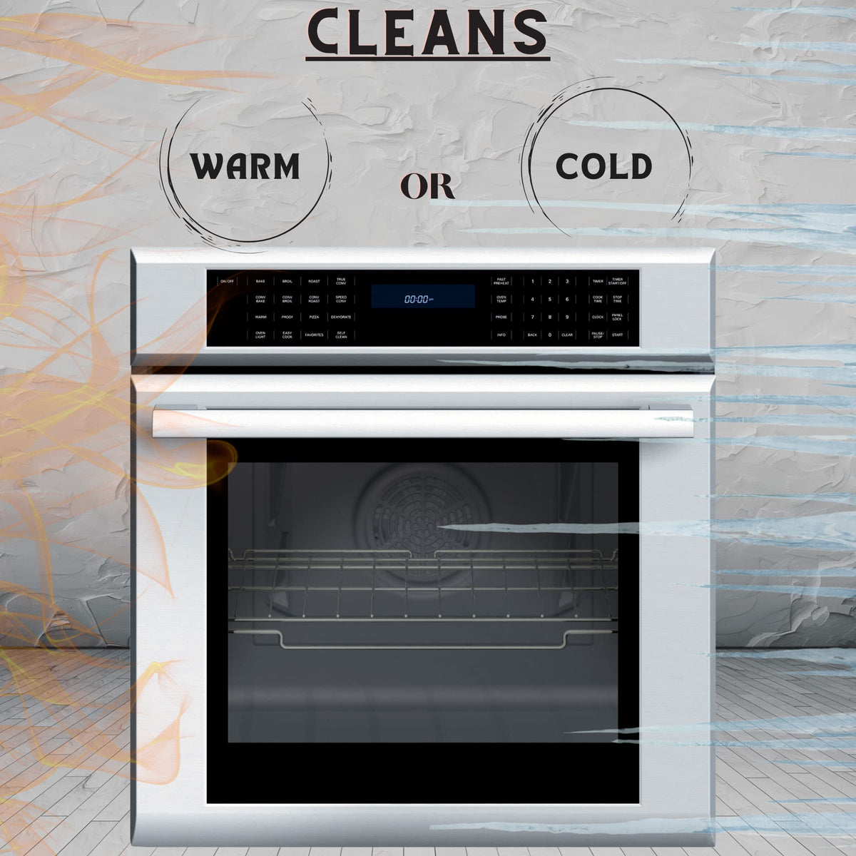 Blysk Oven & Grill Cleaner (2pack) heavy duty, fast penetrating, concentrated cleaner, oil & grease remover