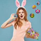 24 Pounds Fruidles Easter Double Crisp Bunny Munny Milk Chocolate, Happy Easter Day Coins, Party Bag Fillers - Individually Wrapped Foils, Kosher